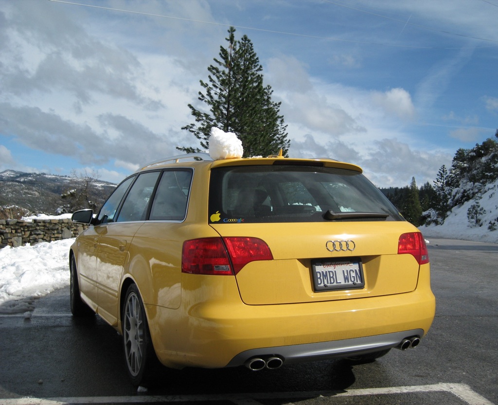 BumbleWagon meets snow/