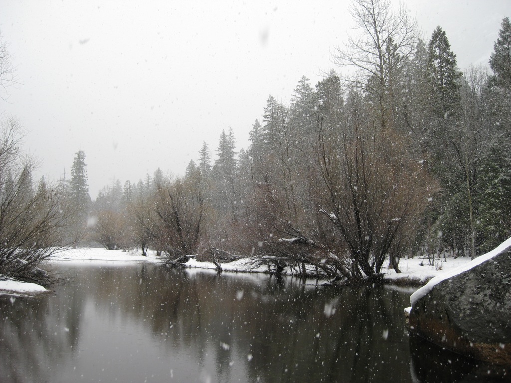 Mirror lake... what happened to half dome?/
