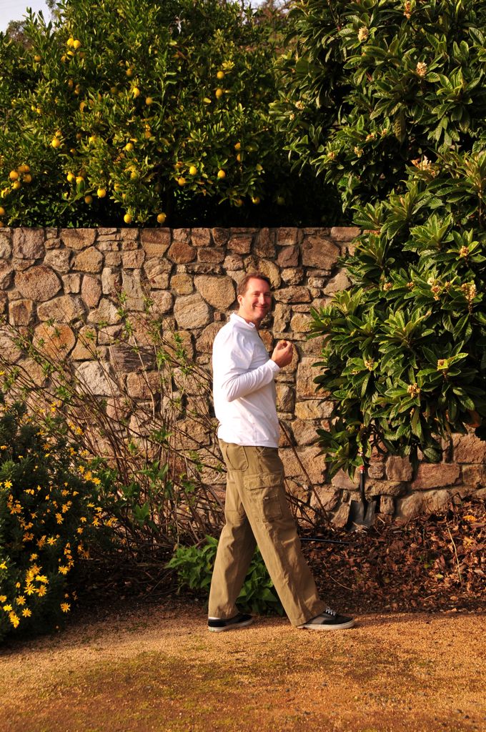 Dan checking out the lemons at RSV/