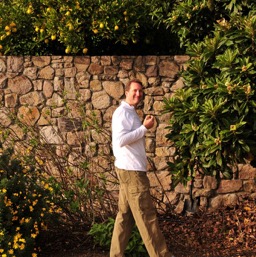 Dan checking out the lemons at RSV/
		    