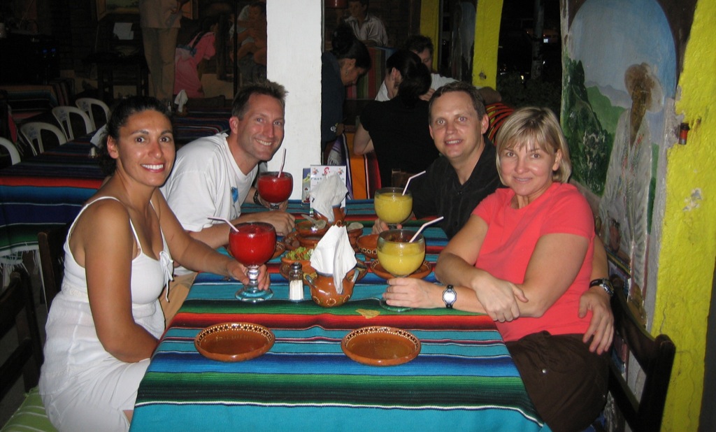 First dinner in town/