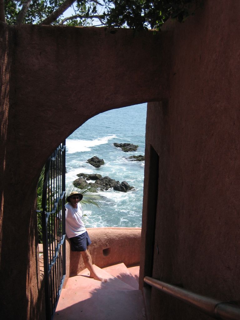 One of the fabulous walkways/