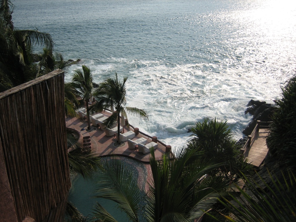 View from our veranda/